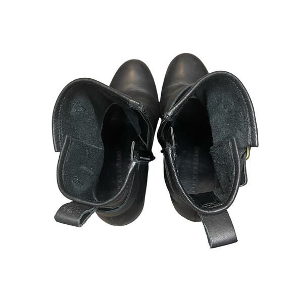 Lucky Brand Orenzo Ankle Moto Boots Black Leather Women's Size 6 - Picture 8 of 10
